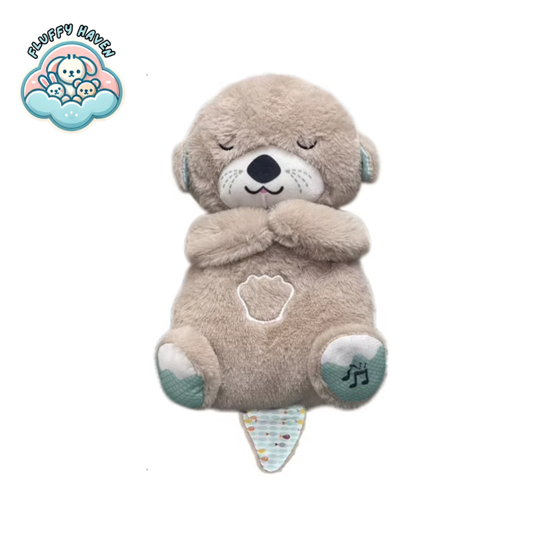 Otter Hug™ plush toy - adorable stuffed otter with soft fur, perfect for cuddling and gifting.