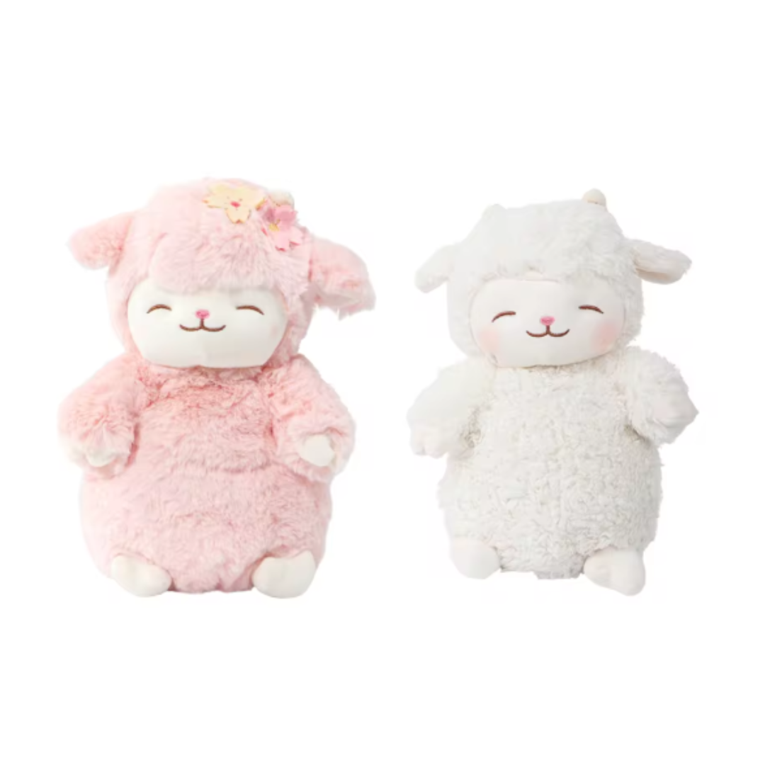 Fluffy Puff™ plush toy collection - adorable and fluffy lamb stuffed animals in different colors.