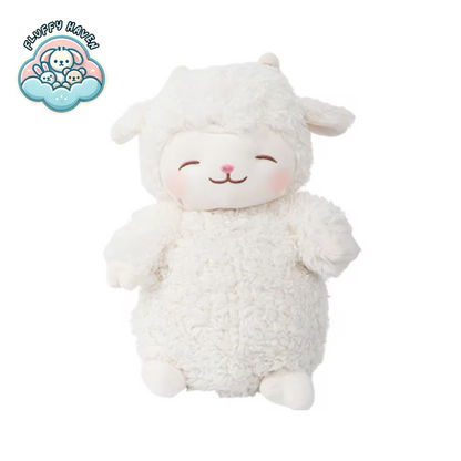 Fluffy Puff™ white plush toy - ultra-soft and cuddly lamb stuffed animal for kids and collectors.