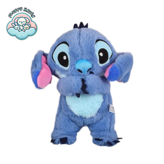 Stitch Buddy™ blue plush toy - adorable and soft alien stuffed animal for cuddling and gifting.